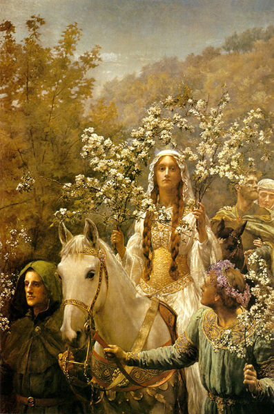 John Maler Collier Queen Guinevre's Maying